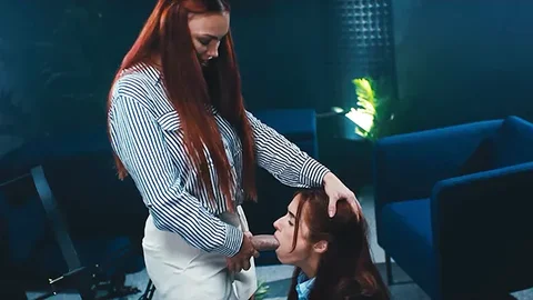 Octokuro Grows a Cock! Horny Redheads having Real Life Futa Shemale Sex & Har...