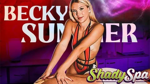 Blonde Massage Expert Becky Summer's Relaxing Spa Sex