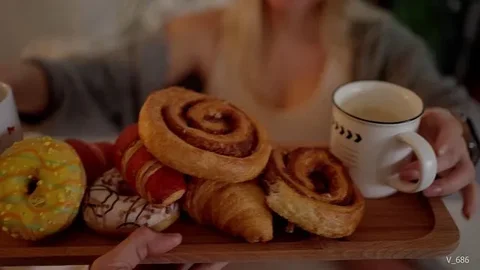 A Cozy Winter Morning in Bed – Coffee, Croissants and Making Love