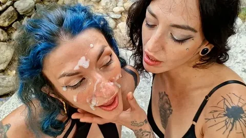 Huge Facial for a Lesbian Who Couldn’t Squirt Without My Real Cock (at M.3.50...