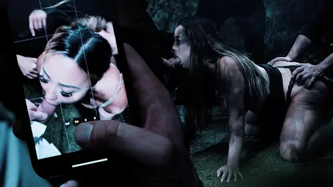 Asian Slut Gangbang - Japanese Girl with Big Tits gets Used Like a Fuckdoll i...